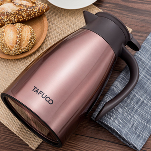 59元包邮  日本泰福高304不锈钢保温壶 2升