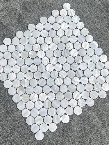 【现货立发】贝壳圆形马赛克