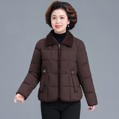 冬季短款轻薄棉衣女新款2025气质时尚汉派女装棉服棉袄外套小个子