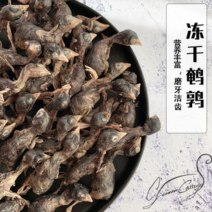 Cc家鲜肉冻干猫粮 冻干鹌鹑生骨肉 猫咪宠物零食营养增肥狗粮