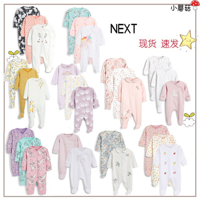 女宝春秋纯棉长袖长裤连体衣现货