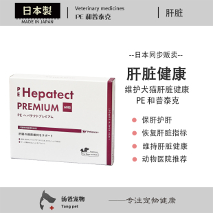 宠物犬猫肝脏片 宠物肝脏健康 PE和普泰克 日本原产 降肝护肝60粒