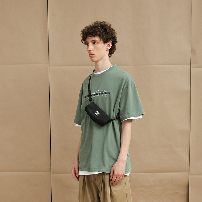 VAOPER迷你挎包男式休闲小圆筒斜挎包日系胸包女原宿小包包潮牌|ruв категории Сумки, 胸包 - от Buy2taobao.com для оказания профессиональной услуги покупки агента Taobao