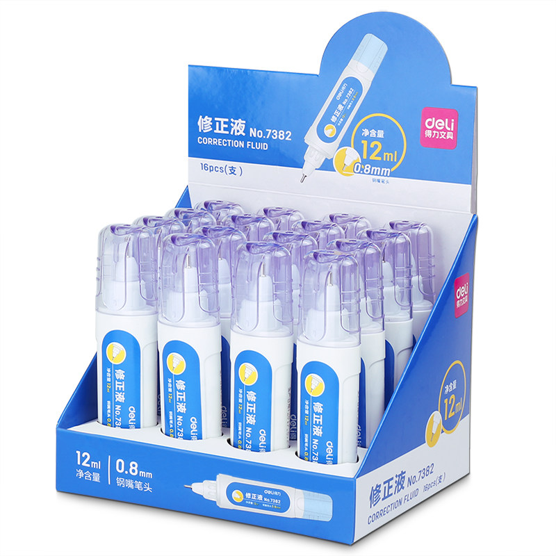 Deli/得力修正液快干学生用7382图片