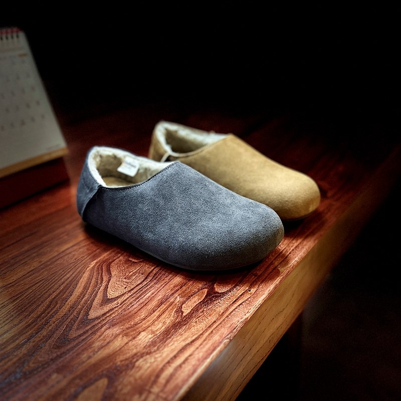 加厚保暖两穿毛毛鞋丑萌勃肯鞋