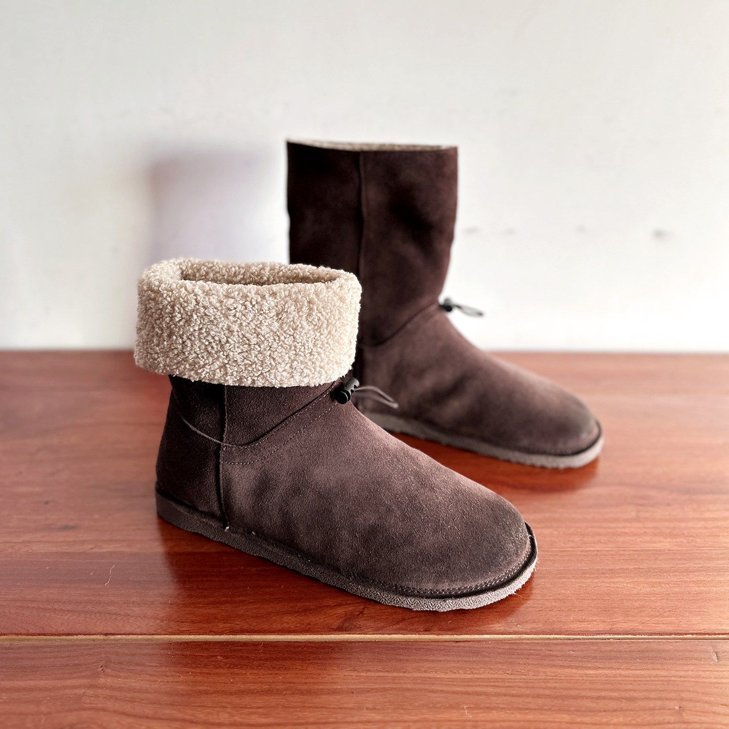 【烁掌柜】两穿棉靴复古手工擦色真皮女靴加厚保暖平底圆头雪地靴,女鞋,时尚雪地靴,淘宝优惠券,粉丝福利购,淘宝优惠卷