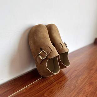 烁掌柜 磨砂牛皮内增高厚底勃肯鞋 2025秋季 日系森女鞋 单鞋 新品