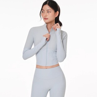 25新款 andar修身瑜伽短外套 慢跑健身上衣 超弹显瘦!