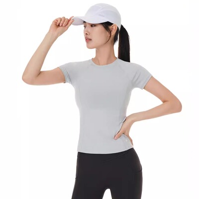 25年新andar速干修身短袖 排汗透气打底T恤 瑜伽运动上衣弹力显瘦