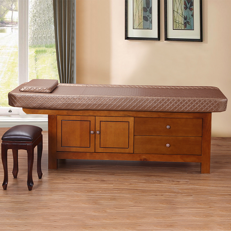 实木高档美容床免安装不晃响