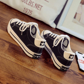 秋冬黑色布鞋 小白帆布女鞋 新款 韩版 ulzzang百搭学生板鞋 2026潮鞋