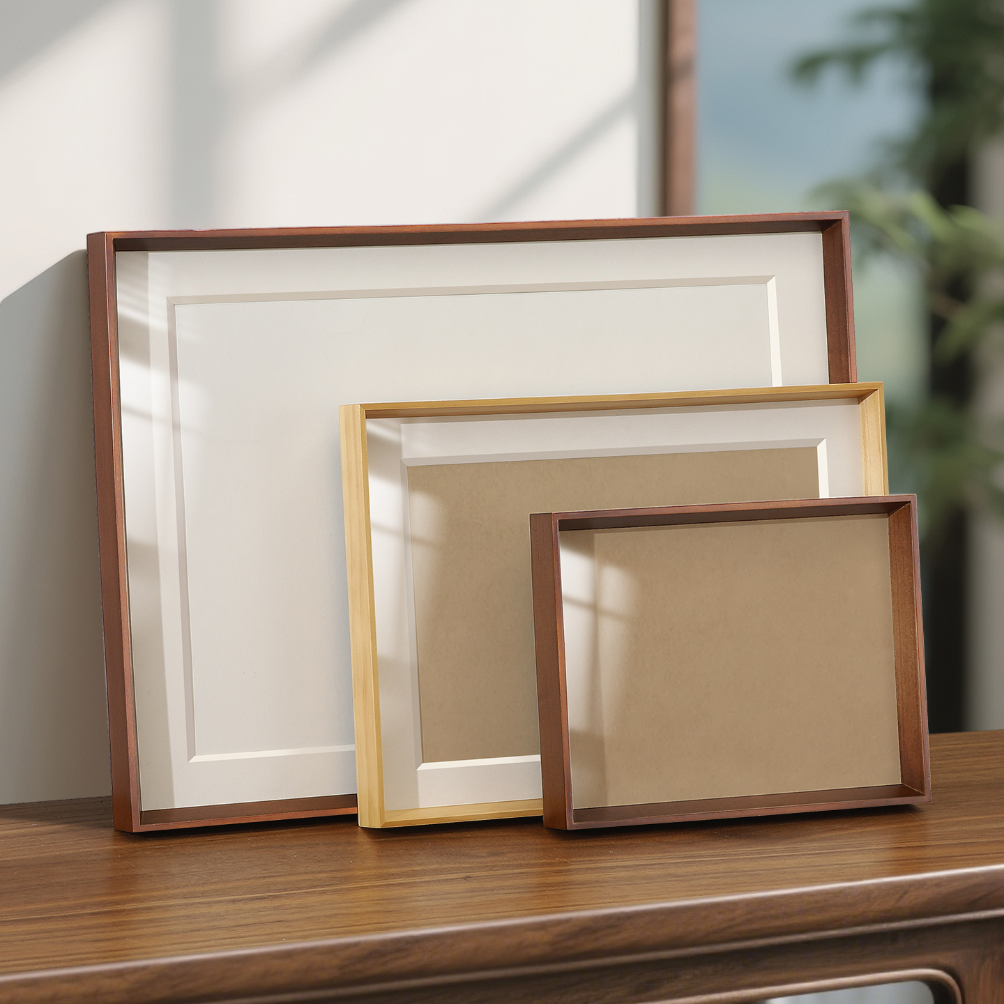 相框空框带玻璃挂墙儿童拼图海报装裱画框a3卡纸照片框架定制摆台