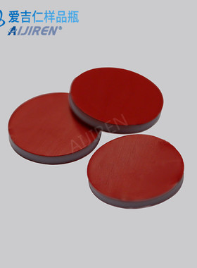 4ml螺旋口瓶垫片 13*1.5mm红色特氟龙/白色硅胶/红色特氟龙隔垫