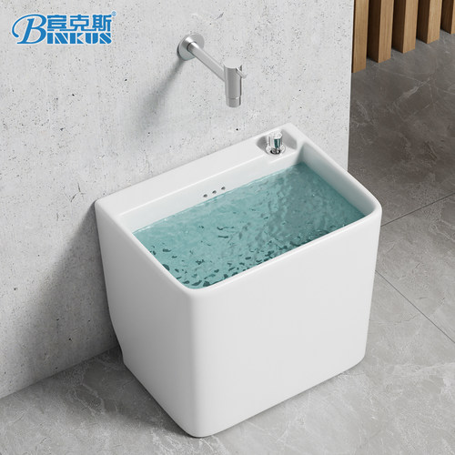 宾克斯35cm高度陶瓷洗拖把池