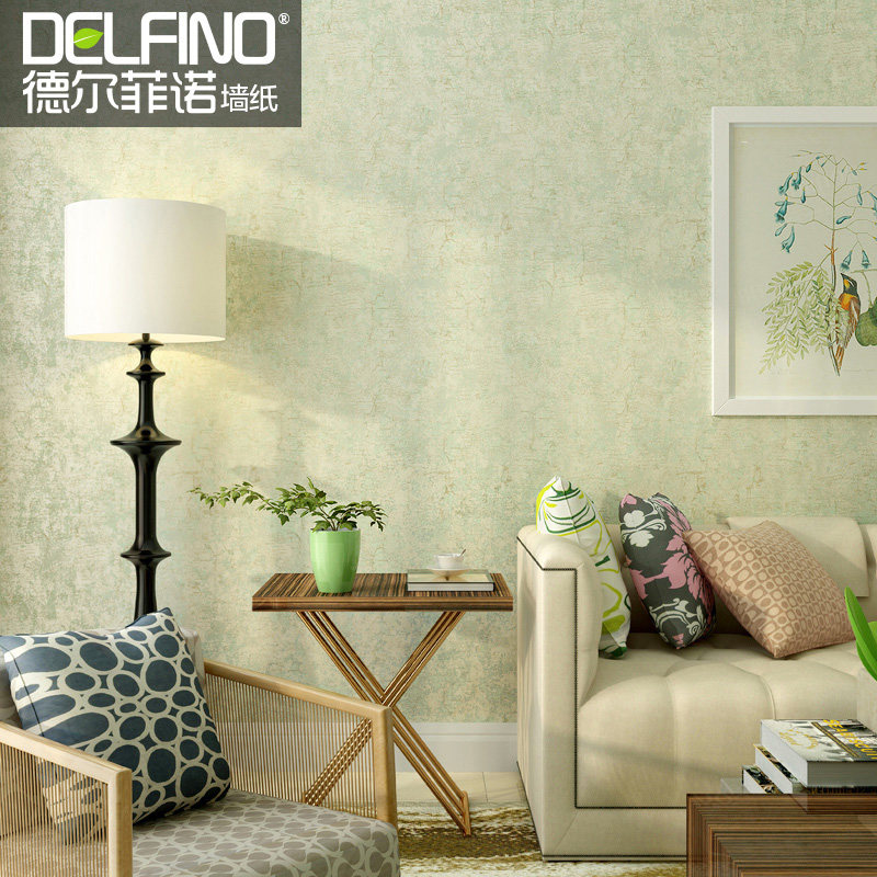德尔菲诺墙纸美式壁纸复古客厅卧室温馨书房纯色素色壁纸纯纸墙纸在类目 家装主材, 墙纸, 纯纸墙纸中 - 来自Buy2taobao.com提供专业的淘宝代购服务