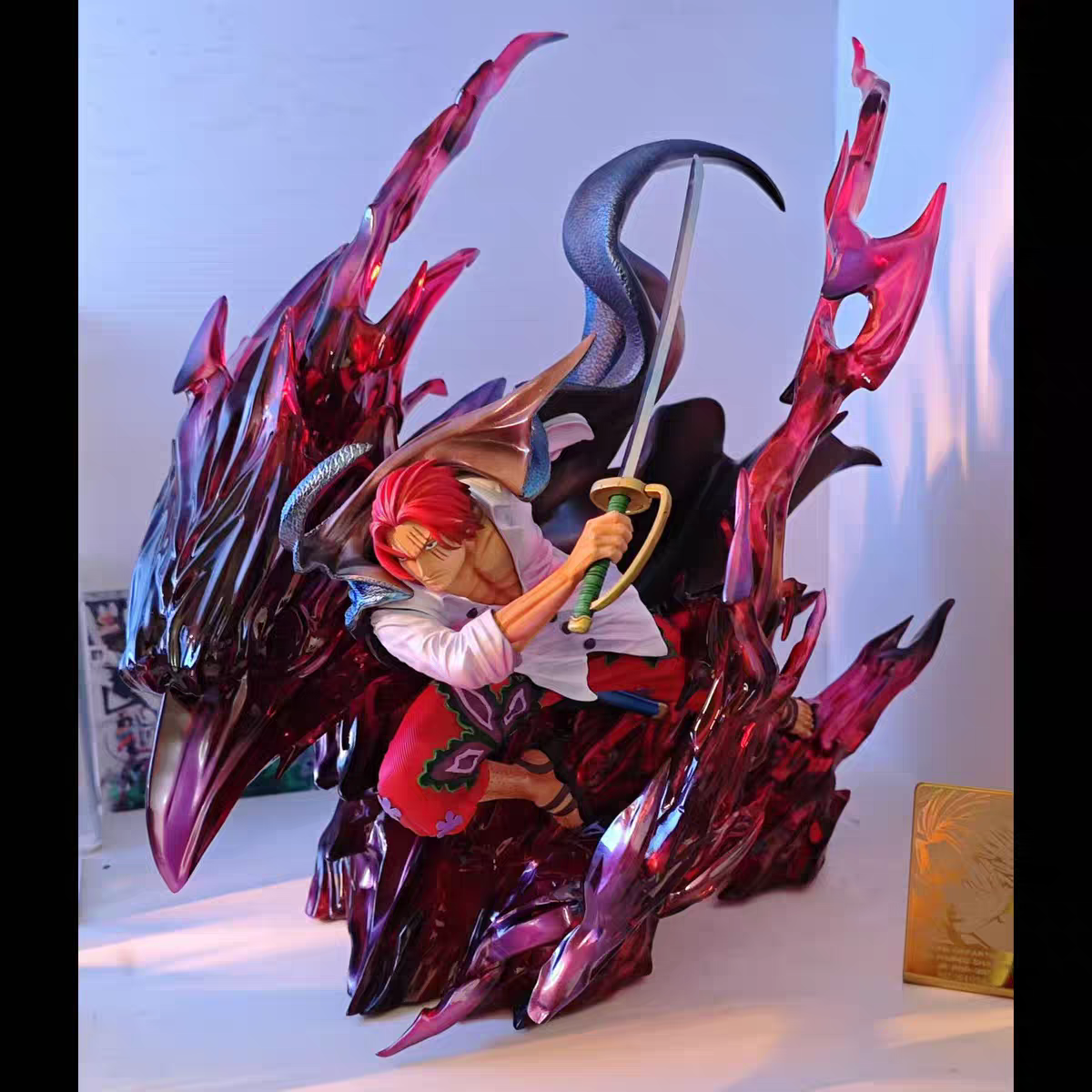 【现货原模】现货 JacksDo 神避红发 单红发 海贼王 雕像手办