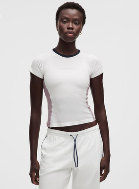 Swiftly Tech 女士短袖 T 恤2.0 Race *撞色丨lululemon丨LW3KHFS