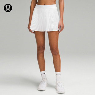 Varsity 女士风琴褶高腰网球裙速干芯吸丨lululemon丨LW8AKVS