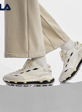 FILA 斐乐女鞋KM 2先锋运动鞋2025冬新款叠叠鞋休闲鞋运动鞋