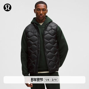 Featherweight 男士轻盈版绗缝羽绒马甲拒水丨lululemon丨LM4AW8S