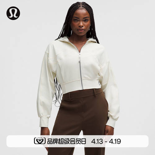 Define女士宽松剪裁连帽