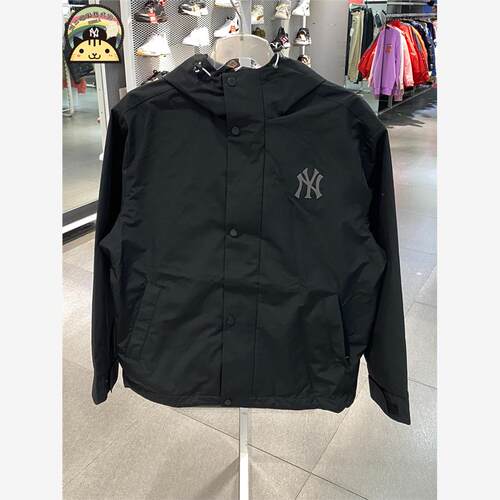 MLB冲锋衣专柜正品洋基队NY运动休闲出游2024新款男女外套WJB01