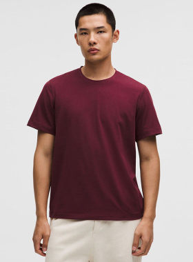 Soft Jersey 男士短袖针织衫 *新年款 芯吸丨lululemon丨LM3FZNS
