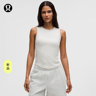 Hold Tight 女士紧身剪裁圆领背心丨lululemon丨LW1FJ5S
