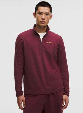 Soft Jersey男士半拉链针织衫*新年款 芯吸丨lululemon丨LM3FZMS