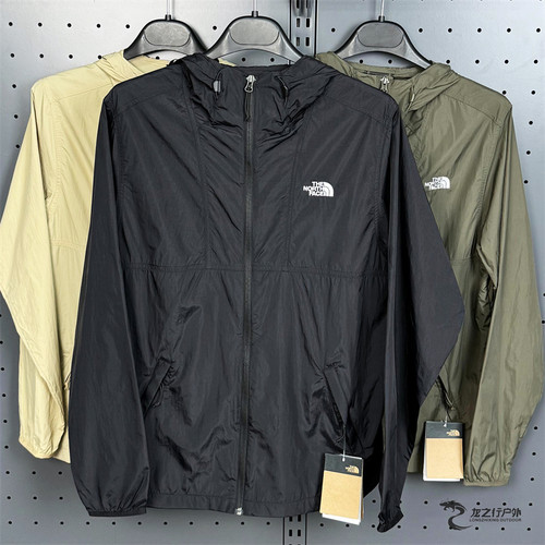 24春夏新款TheNorthFace北面户外运动男士轻薄防晒皮肤衣外套8BA6
