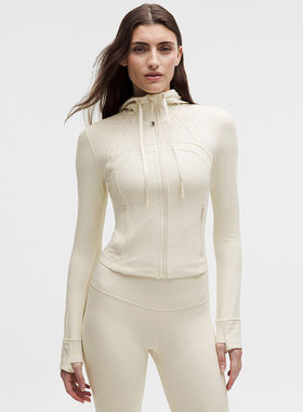 Define 女士短款连帽夹克 *Nulu?丨lululemon丨LW3JDIS