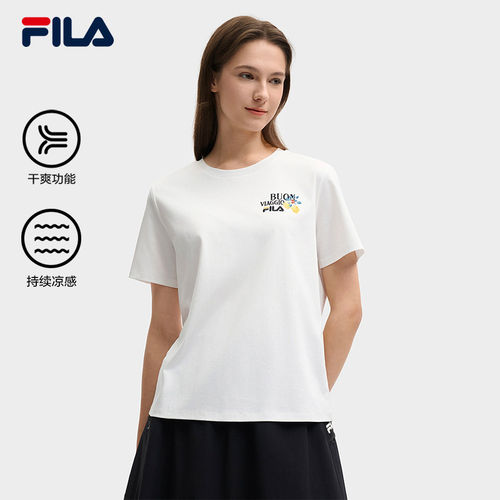 FILAFila女子针织短袖衫