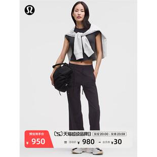 Pull-On 女士松紧腰中腰阔腿裤 28 丨lululemon丨LW5IB9A