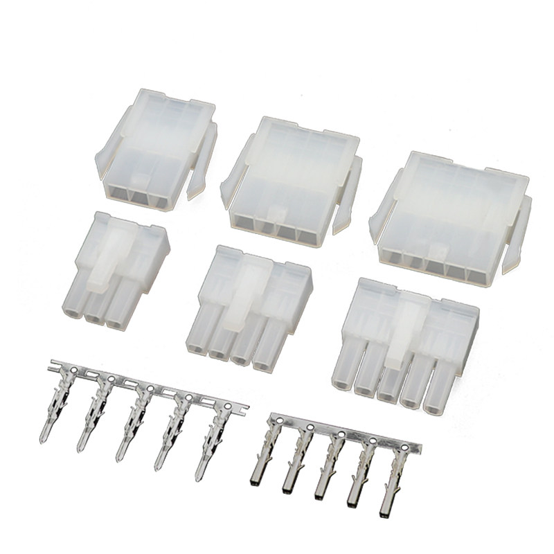 单排 4.2mm间距 连接器接线端子 5557/5559公母胶壳 公母端子2p3p