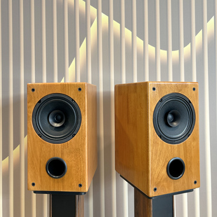 安桥实木6.5寸同轴全频音箱无源音响发烧hifi书架箱纸盘灵敏度高