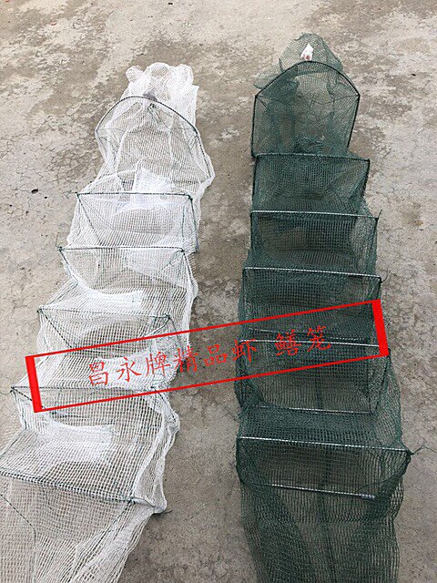 10条爆款实惠1.2米1米0.89米长钢丝笼渔网河虾笼黄鳝泥鳅笼
