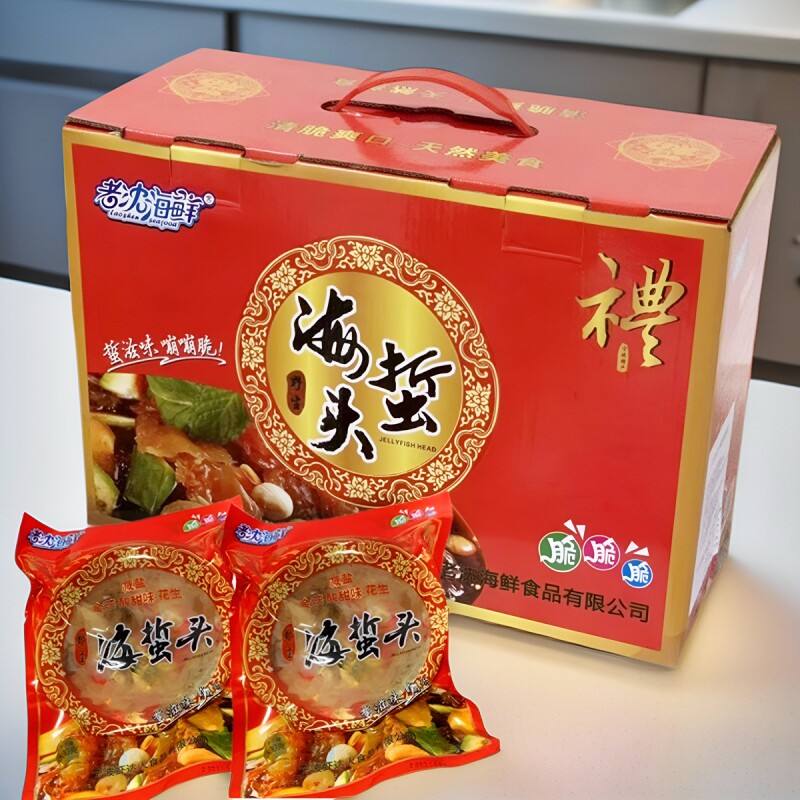 即食花生金菇海蜇头带调料包