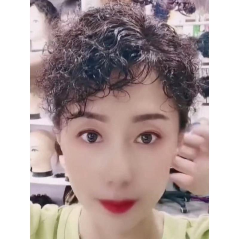 古风新款可水洗高级短款假发真头