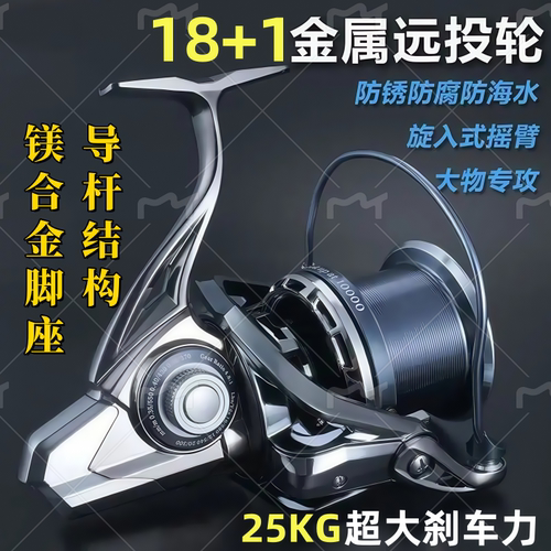 19轴远投锚鱼轮导杆缓降防海水