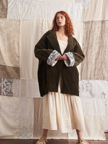 NEANT日系休闲平绒丝绒大廓形