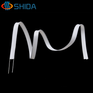 双芯扎线扁形包胶铁丝芯兔耳朵diy造型支撑定位平行扎条玩具扎带