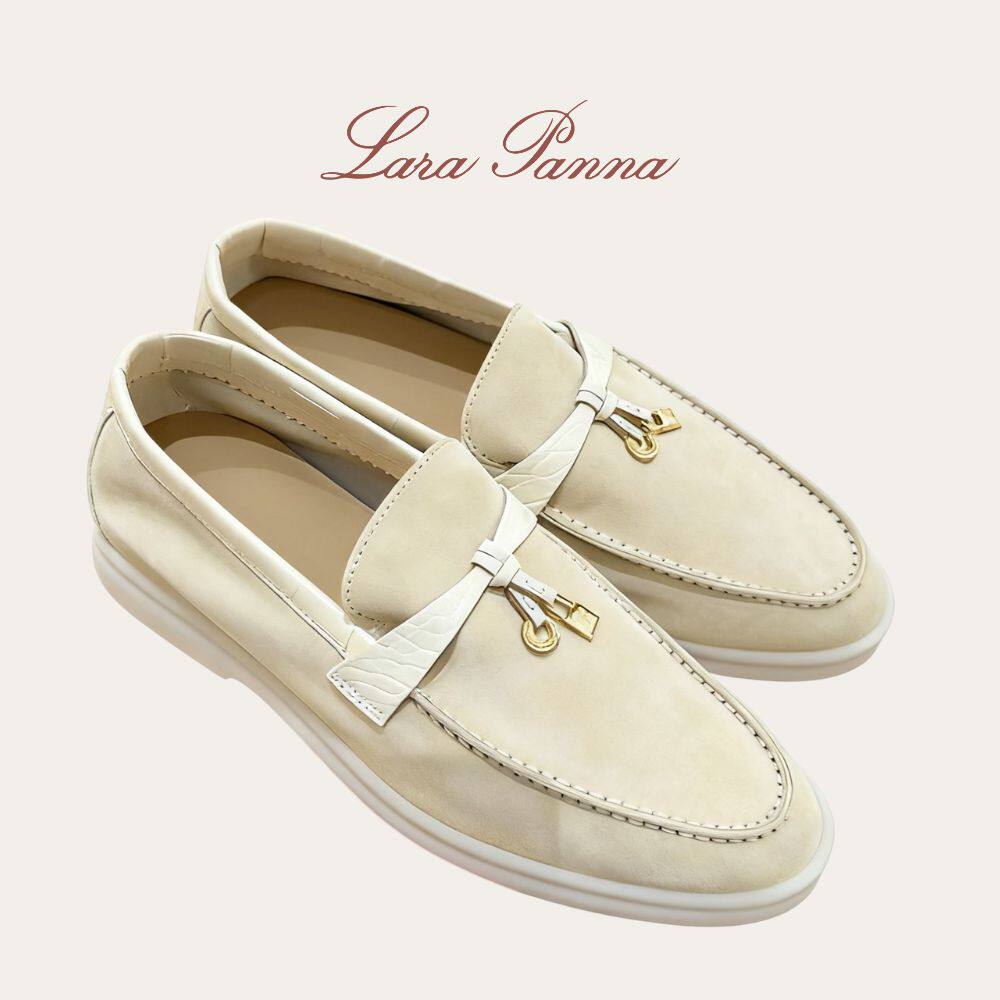 明星同款 LP鳄鱼真皮魅力乐福鞋女 Summer Charms Walk Loafer