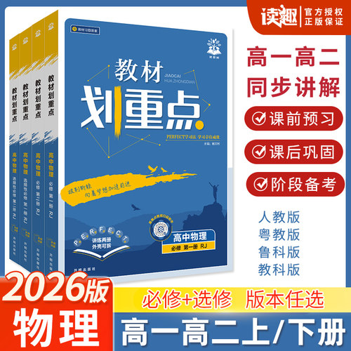 教材划重点高中物理高一高二