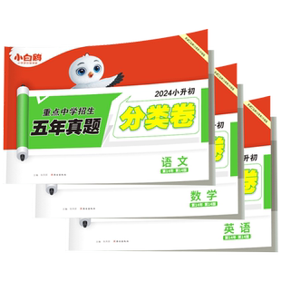 2026万唯星空分类卷小白鸥小升初五年真题分类卷语文数学英语重点中学招生分班考试卷五六年级小升初真题卷总复习资料万维小白欧鸽