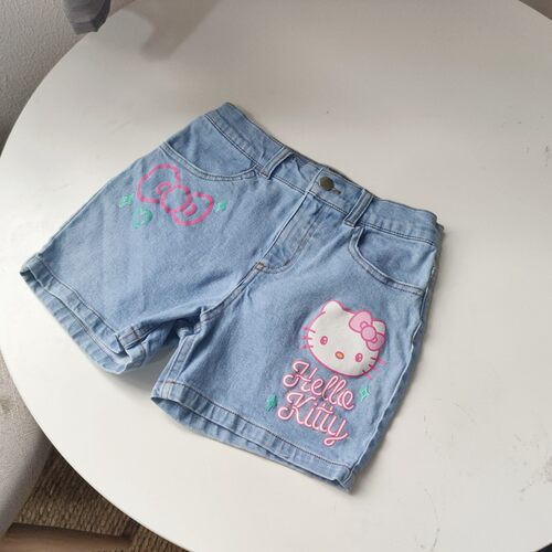 女童KT弹力牛仔裤夏季