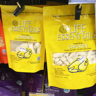鸡肉三文鱼 ESSENTIALS天然猫狗冻干肉粒 57g 美国LIFE 香港代购