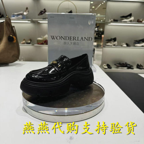 Staccato思加图女鞋英伦风乐福鞋