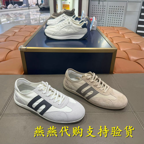 专柜正品百丽男复古撞色休闲跑步阿甘德训赛车鞋2026夏款9BY02BM6