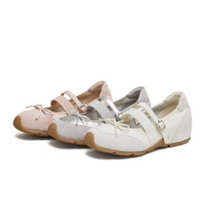 专柜正品天美意2026春款女鞋内增高运动芭蕾德训玛丽珍鞋BL252AQ6