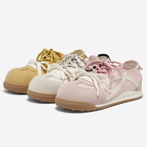 BASTO/百思图女鞋透气薄款德训鞋